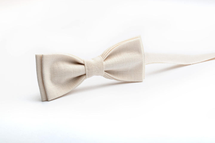 Charming Champagne Baby Bow Tie and Pocket Square Set | Adorable Accessories for Little Ones