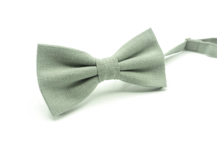 Light Sage Green Bow Tie and Pocket Square Set