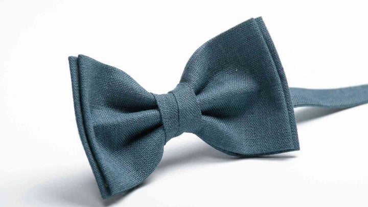 Elevate Your Style with a Silver Blue Tie and Pocket Square Set for Men