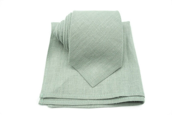 Miljøvennlig Sage Green Linen Slips - Et bærekraftig valg for den bevisste gentleman