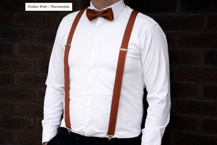 Natural White Wedding Bow Ties | Men's Pre-tied Adjustable Bow Tie