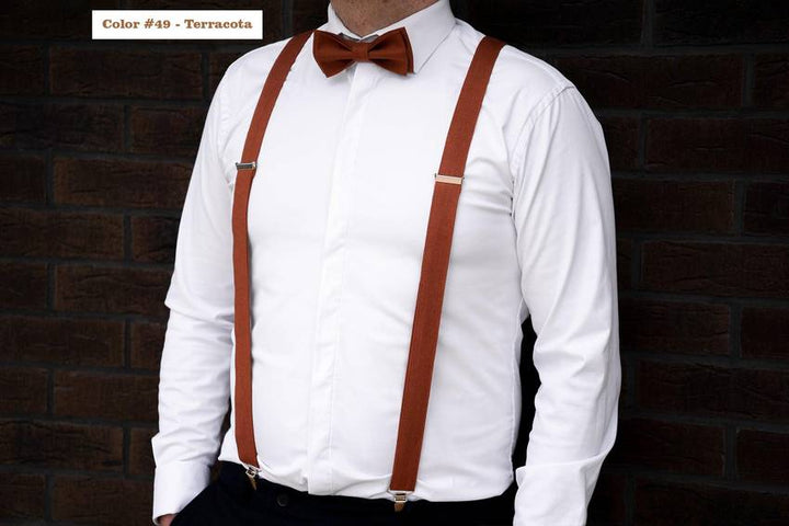Chic and Stylish: Adult Coral Linen Bow Tie for Fashion-Forward Individuals