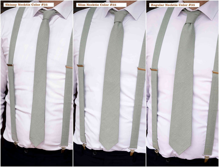 Linen Sage green bow tie