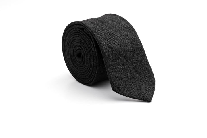 Black Groomsmen Necktie - Classic and Elegant for Wedding