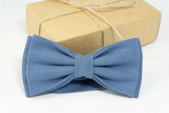 Blue color mens bow ties | Blue color bow ties for weddings