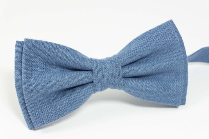 Blue color pre-tied bow ties | Blue butterfly bow tie