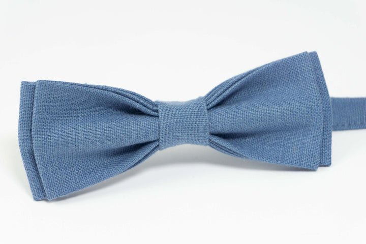 Blue color wedding bow tie | Blue ring bearer bow tie