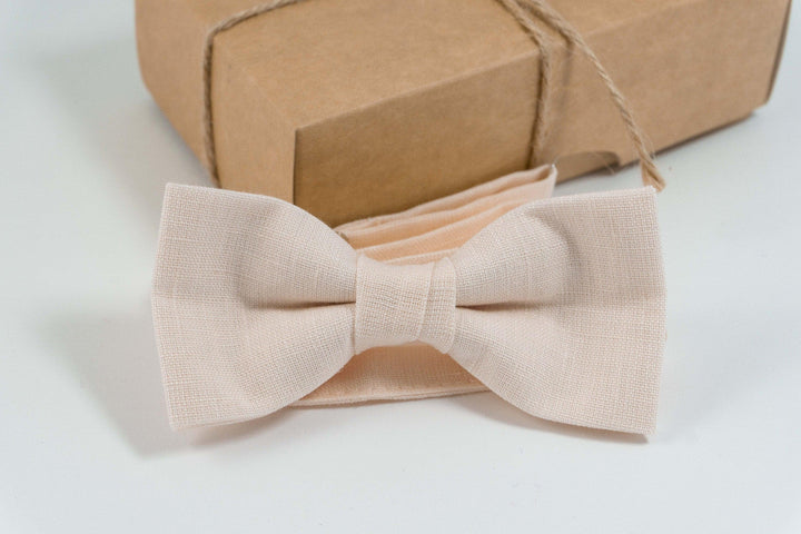 Blush Peach wedding bow tie | Bow tie for kids