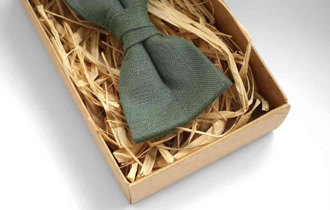 Eucalyptus Bow Tie for Groomsmen