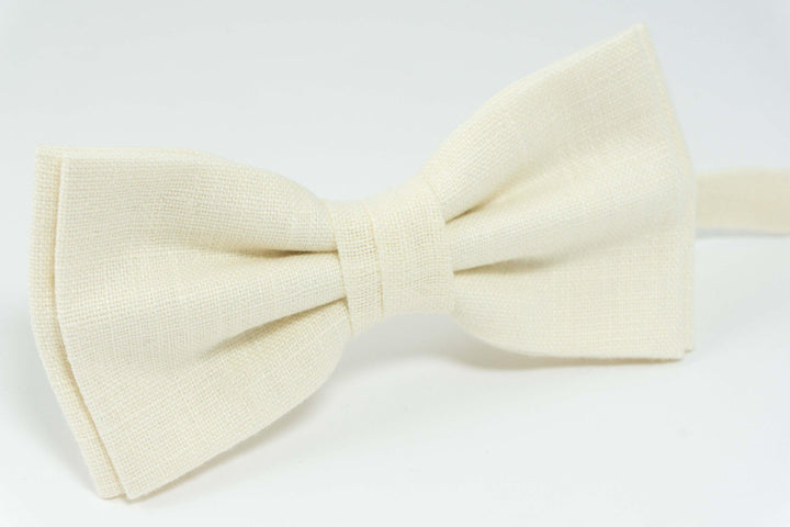 Champagne color mens bow tie | Champagne wedding bow tie