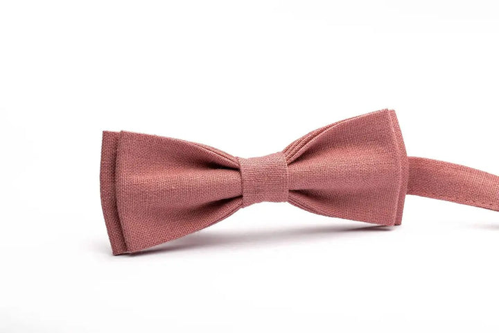 Dusty Rose Pre-Tied Bow Ties for Men and Boys - Stylish Accessories