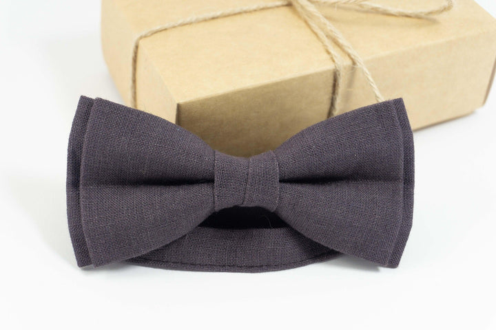 Dark brown bow tie for men | Bow tie for boys ring bearer