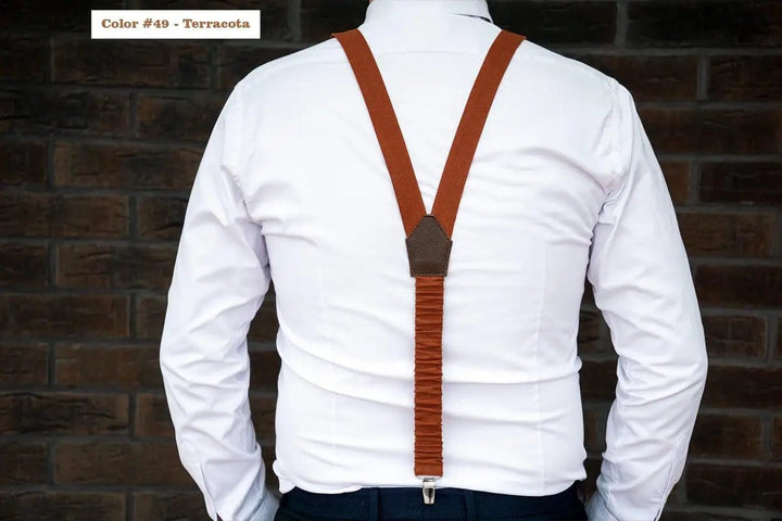 Teal Green Linen Tie - Men's Skinny Necktie Perfect for Weddings