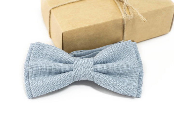 Dusty Blue color bow tie | dusty blue weddings