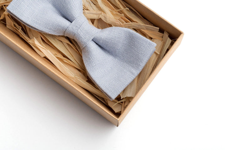 Dusty Blue Men's Tie | Wedding Necktie & Bow Tie Collection