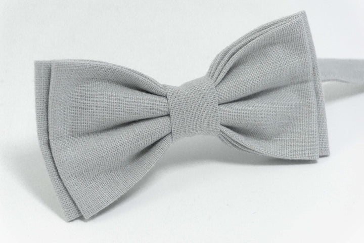 Dusty gray pre tied bow ties | Dusty gray toddler bow ties