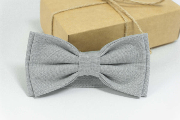 Dusty gray pre tied bow ties | Dusty gray toddler bow ties