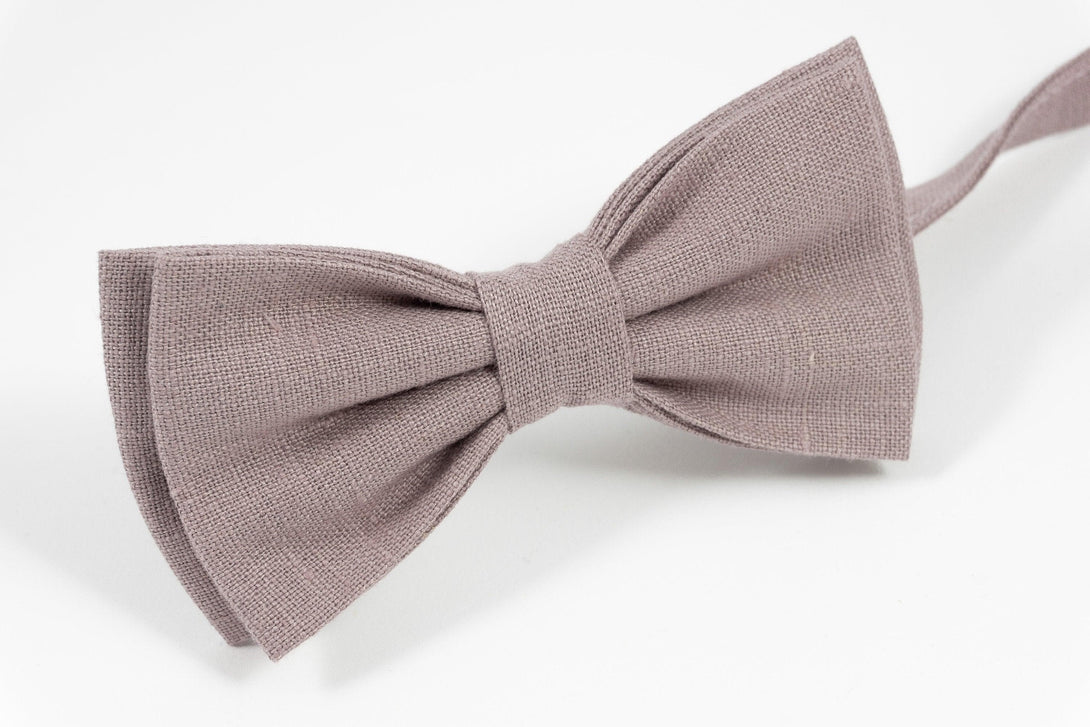 Dusty Mauve bow tie for wedding perfect gift for groomsmen / Handmade gift for men