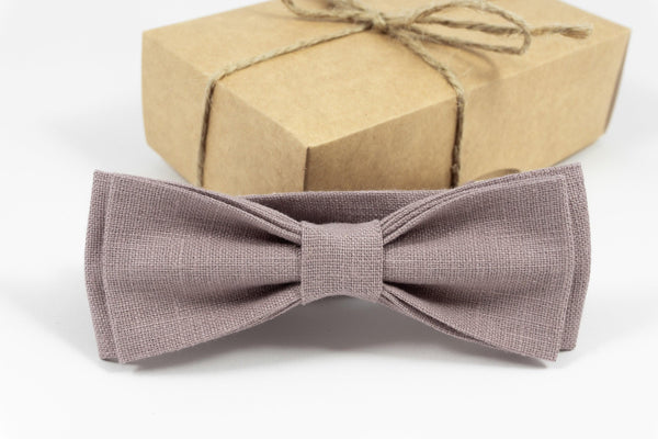 Dusty Mauve bow tie perfect for mauve pink weddings and groomsmen gift