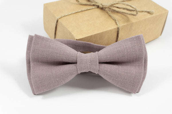 Dusty Mauve bow ties for men