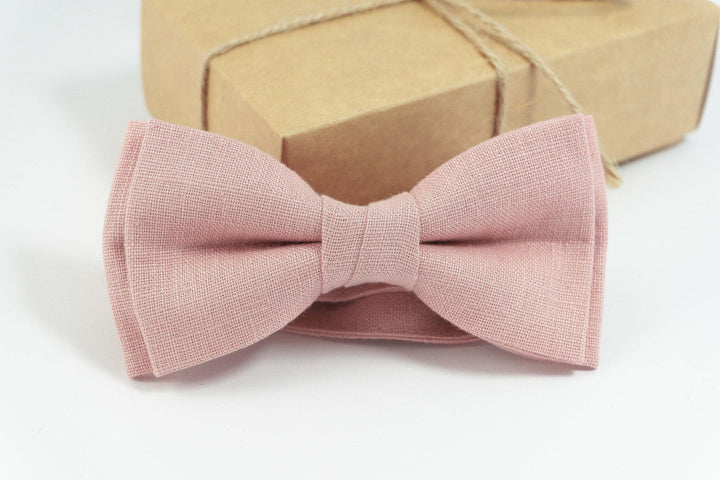 Dusty pink bow tie for men | Bow tie for boys ring bearer