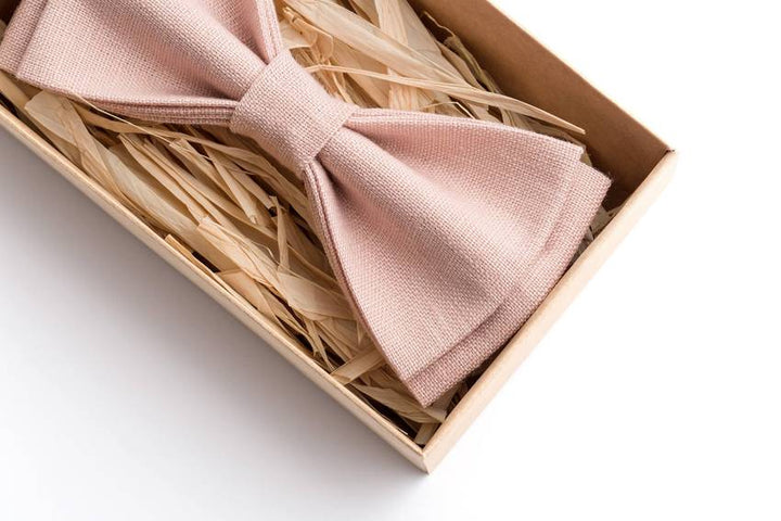 Dusty Pink Bow Tie - A Timeless Accessory for Men, Toddlers, and Boys