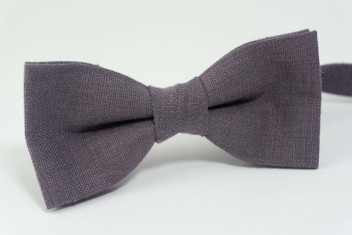 Dusty purple bow tie | groomsmen bow tie