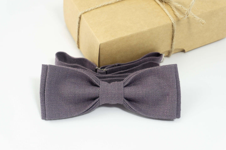 Dusty purple bow tie | ties for wedding