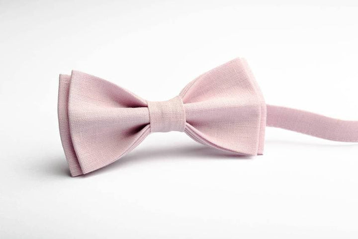 Pale Dusty Rose Bow Tie - Subtle Elegance for Every Occasion