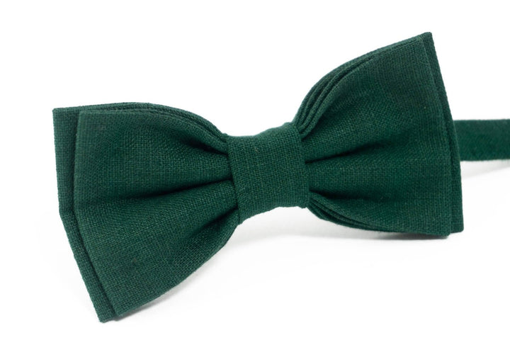 Green bow tie | green pre-tied bow tie
