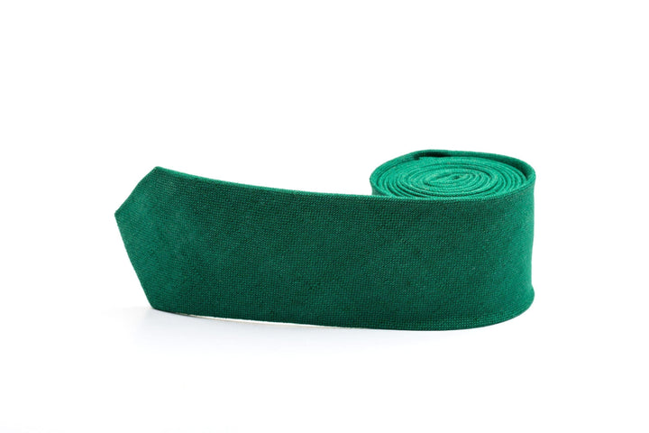 Emerald Green Mens Necktie for Weddings - Elegant Emerald Green Tie Collection