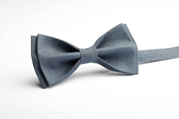 Charming Silver Blue Kids Bowtie: Perfect for Special Occasions