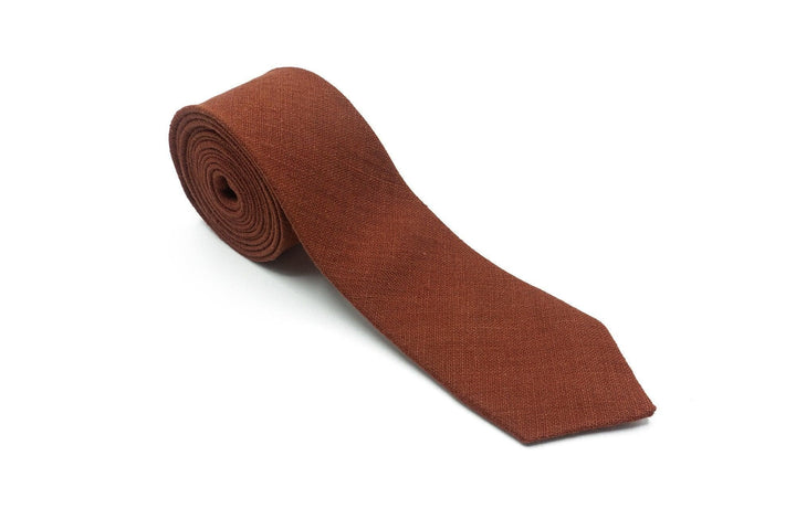 Rust Mens Gift Set - Tie, Bow Tie, and Handkerchief