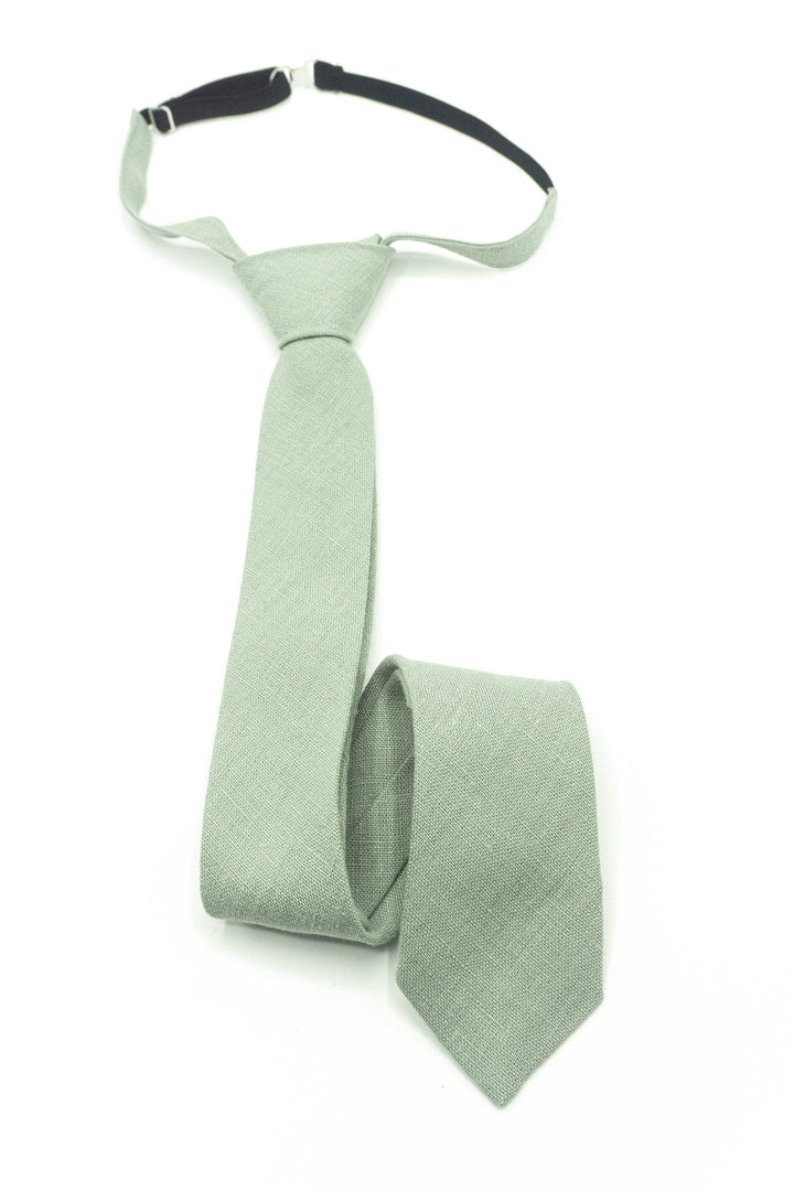 Light Sage Green Bow Tie and Pocket Square Set