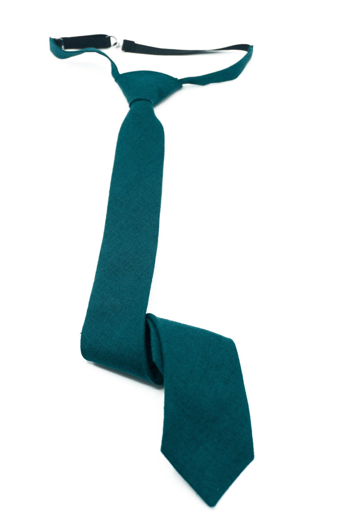 Teal Green Formal Necktie & Pocket Square Set | Wedding Ready Accessory
