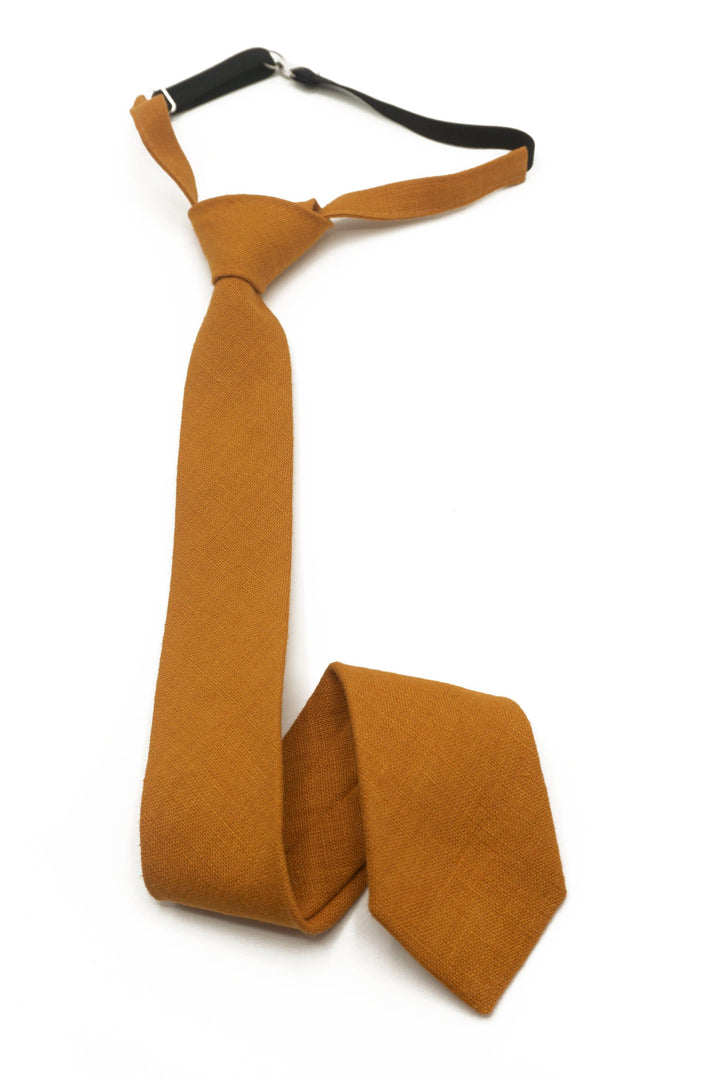 Trendy Mustard Bow Tie and Suspender Set for Men, Boys, and Babies