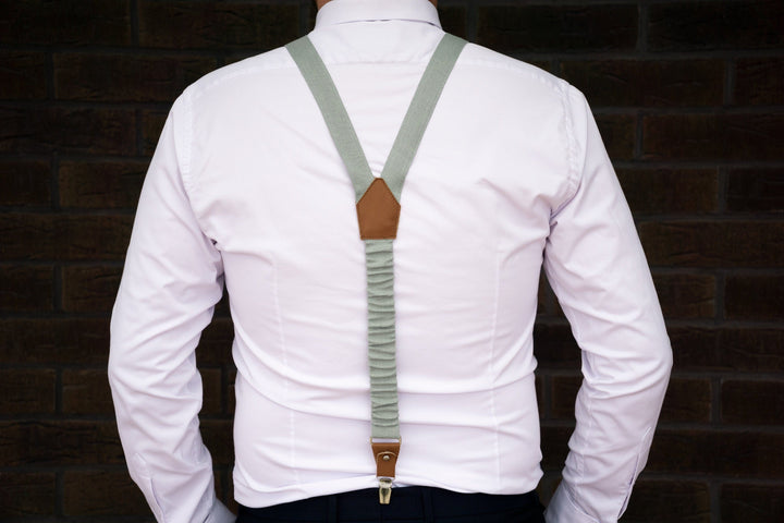 Sage Green Groom & Groomsmen Accessories: Ties, Bow Ties, Braces and Suspenders