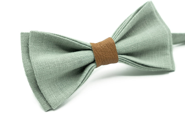 Sage Green Groom and Groomsmen Wedding Ties: Bow Ties, Neckties, Sets & More