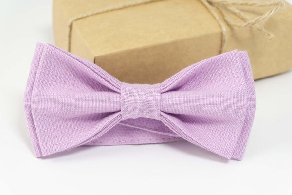 Lavender bow tie | pre-tied bow tie