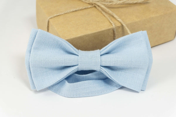 Light blue bow tie for boys | Light blue wedding bow tie