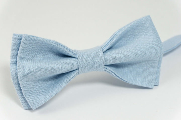 Light blue bow tie for boys | Light blue wedding bow tie