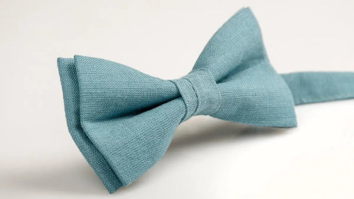 Kids' Light Blue Bow Tie for Weddings and Special Occasions