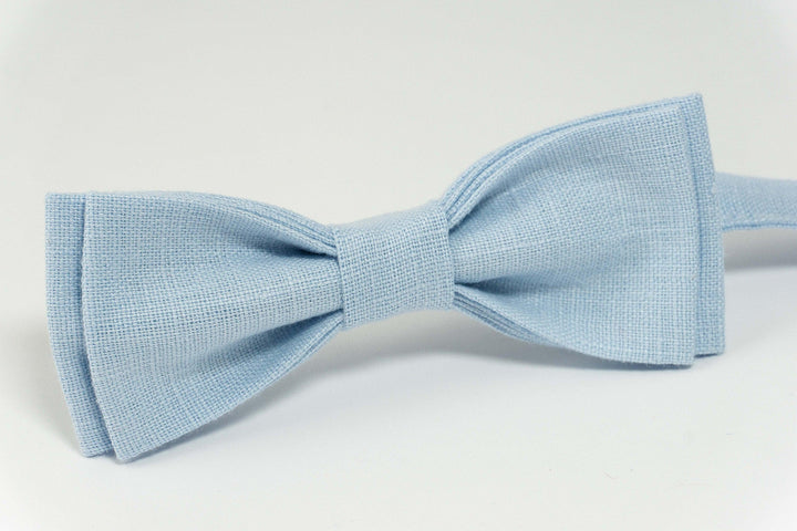 Light blue wedding bow tie | Light blue baby bow tie