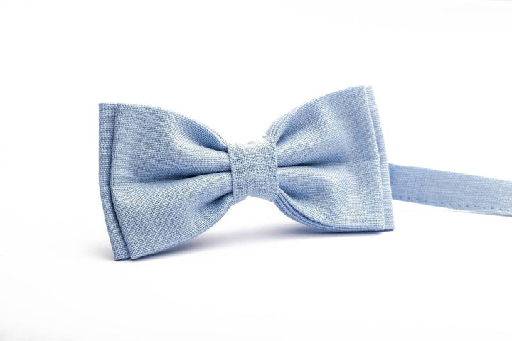 Ice Blue Wedding Bow Ties - Elegant and Refined Accessory