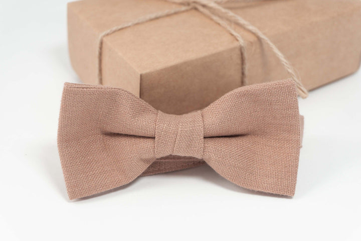 Light brown bow tie for boys or adults | Light brown wedding bow tie