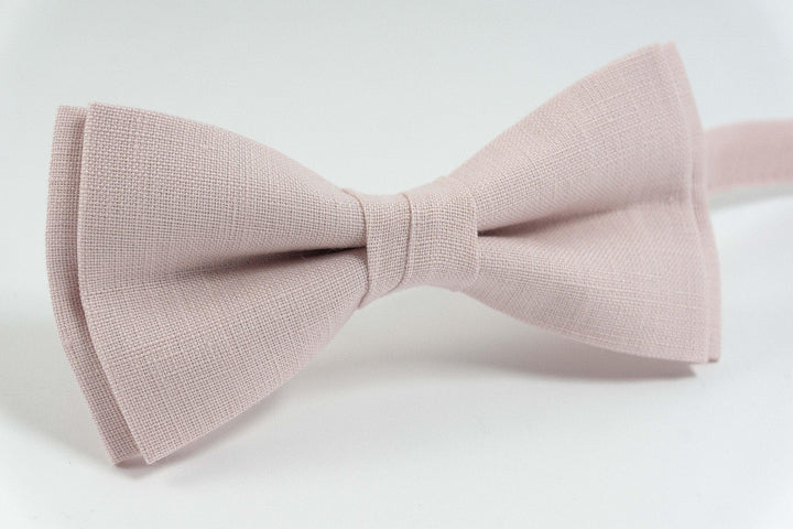Light dusty rose bow tie for men | Bow tie for boys ring bearer