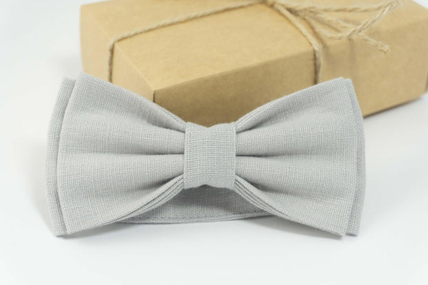 Light Gray bow tie | Light Gray wedding tie