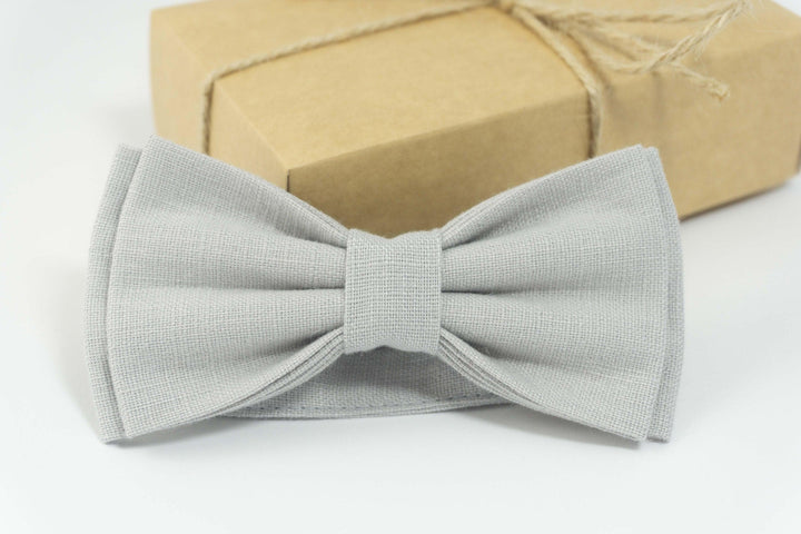 Light Gray bow tie | Light Gray wedding tie