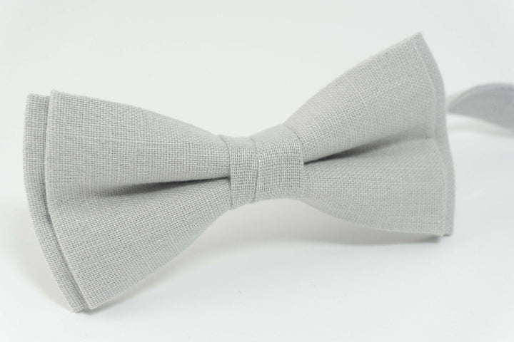 Light Gray bow tie | mens bow tie