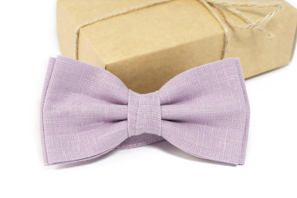 Delightful Pale Purple Bow Tie for Kids - A Charming Accessory for Special Occasions